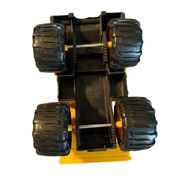 Vintage 1998 Soma Mighty Wheels 7''X 4.5” Die Cast Yellow Dump Truck Great Shape - Picture 9 of 13